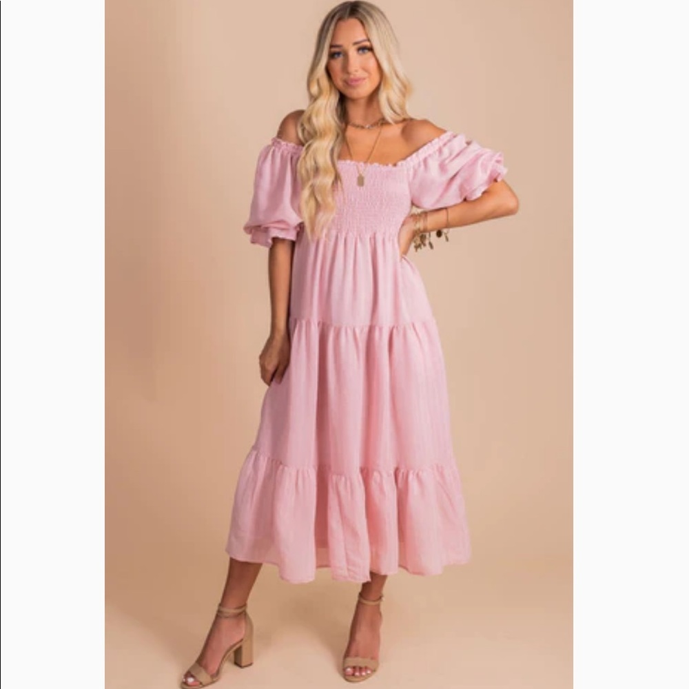 Bella Ella Boutique tiered maxi dress